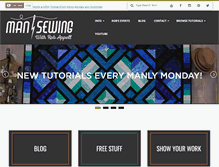 Tablet Screenshot of mansewing.com